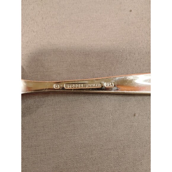 Vintage Gorham Stegor Star Spray Stainless Flatware 65 Pieces Atomic Starburst - Picture 4 of 9